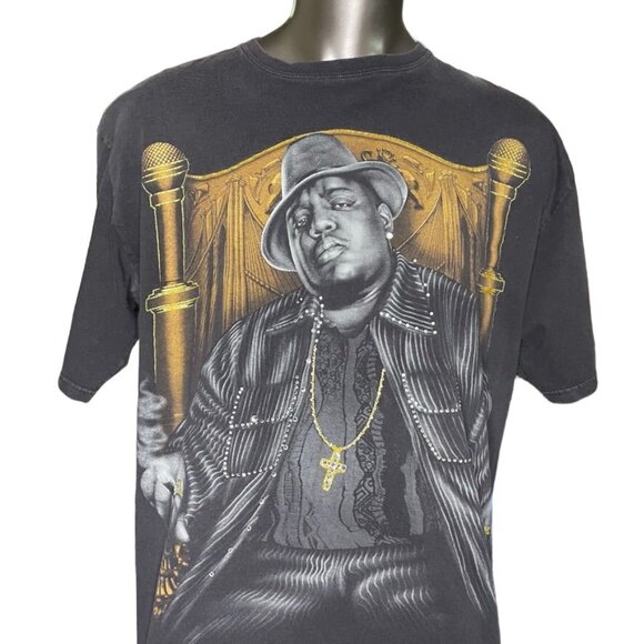 2005 Vintage The Notorious B I G Biggie Smalls Brooklyn Mint Brown 2XL T-Shirt u - Picture 2 of 7